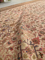 6'7 x 16'3 Long and Lean Antique Mahal rug #2202 / 7x16 Vintage Rug - Blue Parakeet Rugs