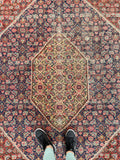 9'9 x 14'9 Antique oversize rug #2025 / 10x15 Vintage Rug - Blue Parakeet Rugs