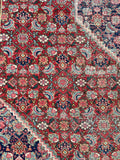 9'9 x 14'9 Antique oversize rug #2025 / 10x15 Vintage Rug - Blue Parakeet Rugs
