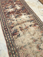 3'9 x 9'3 Persian Malayer Runner / Rug Runner / Vintage Runner (#664) - Blue Parakeet Rugs