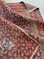 9'9 x 14'9 Antique oversize rug #2025 / 10x15 Vintage Rug - Blue Parakeet Rugs