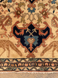 3' x 4'5 Vintage Persian Rug #1853ML / 3x4 Vintage Rug - Blue Parakeet Rugs