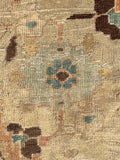 10’10 x 10’10 Ivory Sultanabad Mahal #2204 / Large square vintage rug - Blue Parakeet Rugs