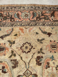 10’10 x 10’10 Ivory Sultanabad Mahal #2204 / Large square vintage rug - Blue Parakeet Rugs