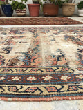3'9 x 9'3 Persian Malayer Runner / Rug Runner / Vintage Runner (#664) - Blue Parakeet Rugs