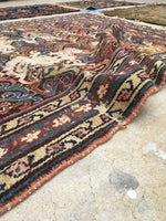 3'9 x 9'3 Persian Malayer Runner / Rug Runner / Vintage Runner (#664) - Blue Parakeet Rugs