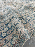 8'2 x 11'6 Antique Muted Mashhad Rug #2843