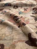 10’10 x 10’10 Ivory Sultanabad Mahal #2204 / Large square vintage rug - Blue Parakeet Rugs