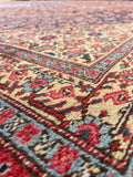 9'9 x 14'9 Antique oversize rug #2025 / 10x15 Vintage Rug - Blue Parakeet Rugs