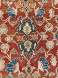 8'9 x 10'11 Rust red Sultanabad Mahal rug #2205 / 9x11 Vintage Rug - Blue Parakeet Rugs