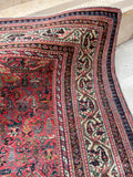 3'6 x 16'6 Antique and long Seraband runner #2020 / 4x17 Vintage runner - Blue Parakeet Rugs