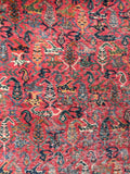 3'6 x 16'6 Antique and long Seraband runner #2020 / 4x17 Vintage runner - Blue Parakeet Rugs