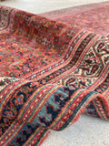 3'6 x 16'6 Antique and long Seraband runner #2020 / 4x17 Vintage runner - Blue Parakeet Rugs