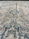 8'2 x 11'6 Antique Muted Mashhad Rug #2843