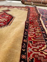 4'3 X 6'4 Vintage Turkish Rug #1857 / 4x6 Vintage Rug - Blue Parakeet Rugs