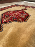 4'3 X 6'4 Vintage Turkish Rug #1857 / 4x6 Vintage Rug - Blue Parakeet Rugs