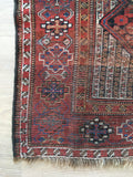 5’2 x 9’ antique Qashqai tribal rug (#408) / Large vintage rug - Blue Parakeet Rugs