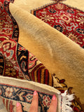 4'3 X 6'4 Vintage Turkish Rug #1857 / 4x6 Vintage Rug - Blue Parakeet Rugs