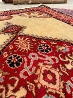 4'3 X 6'4 Vintage Turkish Rug #1857 / 4x6 Vintage Rug - Blue Parakeet Rugs