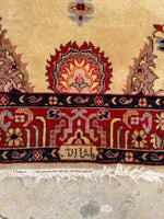 4'3 X 6'4 Vintage Turkish Rug #1857 / 4x6 Vintage Rug - Blue Parakeet Rugs