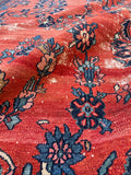 12' x 22'4 Antique Persian Bibikabad Rug #2520 / 12x22 Vintage Persian rug - Blue Parakeet Rugs