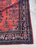 12' x 22'4 Antique Persian Bibikabad Rug #2520 / 12x22 Vintage Persian rug - Blue Parakeet Rugs