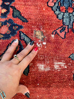 12' x 22'4 Antique Persian Bibikabad Rug #2520 / 12x22 Vintage Persian rug - Blue Parakeet Rugs