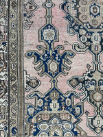 4'5 x 6'5 Antique Persian Malayer Rug #2519 / 4x7 vintage rug - Blue Parakeet Rugs