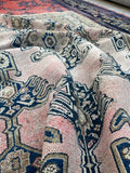 4'5 x 6'5 Antique Persian Malayer Rug #2519 / 4x7 vintage rug - Blue Parakeet Rugs