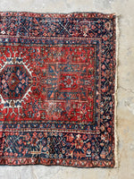 4'7 x 6'3 Antique Persian Heriz Rug #2833