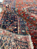 4'7 x 6'3 Antique Persian Heriz Rug #2833