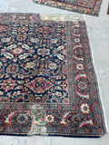 7' x 10'3 Antique Persian Mahal Rug #2521 / 7x10 Vintage rug - Blue Parakeet Rugs