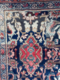 7' x 10'3 Antique Persian Mahal Rug #2521 / 7x10 Vintage rug - Blue Parakeet Rugs