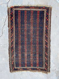 1'9 x 2'9 Antique Baluch Scatter Rug #2523 - Blue Parakeet Rugs