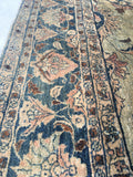 8'3 x 11' Antique Tabriz Rug / Large Antique Rug / Large vintage rug - Blue Parakeet Rugs