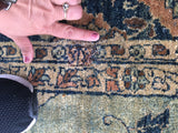 8'3 x 11' Antique Tabriz Rug / Large Antique Rug / Large vintage rug - Blue Parakeet Rugs