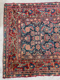 3’5 x 16’6 Antique Persian Malayer Runner #2527 - Blue Parakeet Rugs