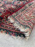 3’5 x 16’6 Antique Persian Malayer Runner #2527 - Blue Parakeet Rugs