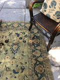 8'3 x 11' Antique Tabriz Rug / Large Antique Rug / Large vintage rug - Blue Parakeet Rugs