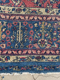 6' x 8'10 Antique Agra rug #2728 / 6x9 Rug - Blue Parakeet Rugs
