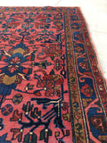 3'5 x 6'3 Antique Persian Malayer / Small Oriental Rug (#1009) - Blue Parakeet Rugs