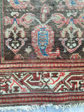3'4 x 4'9 Antique 19th Century muted rug (#822) - Blue Parakeet Rugs
