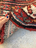 3'4 x 15'8 Antique 1940s tribal Runner (#823) - Blue Parakeet Rugs