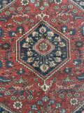 4'6 x 6'3 Antique Persian Rug #2730 - Blue Parakeet Rugs