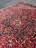 11'5 x 15'3 Mid Century Persian Oversize Heriz Rug #2851