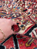 11'5 x 15'3 Mid Century Persian Oversize Heriz Rug #2851