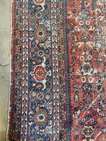 9'8 x 12'2 Antique Worn Persian Mahal Rug #2732
