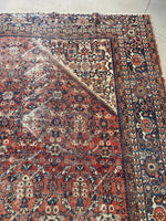 9'8 x 12'2 Antique Worn Persian Mahal Rug #2732