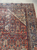 9'8 x 12'2 Antique Worn Persian Mahal Rug #2732