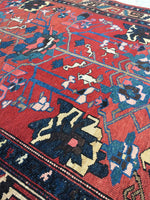 4'8 x 6'5 Antique Persian Malayer (#1014) at Anthropologie - Blue Parakeet Rugs